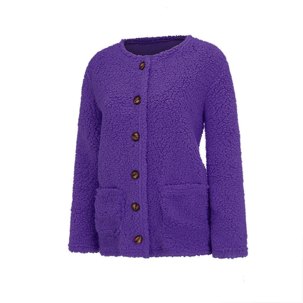 Zpanxa Cardigan Sweaters for Women Casual Plus Size Plush