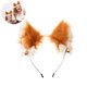 thumbnail image 2 of Diadema con orejas de zorro, diadema de animales de Anime de peluche, diadema con orejas de gato de piel para Cosplay, disfraz de fiesta, accesorios para el cabello para niños y adultos Adepaton HFP-0278, 2 of 8