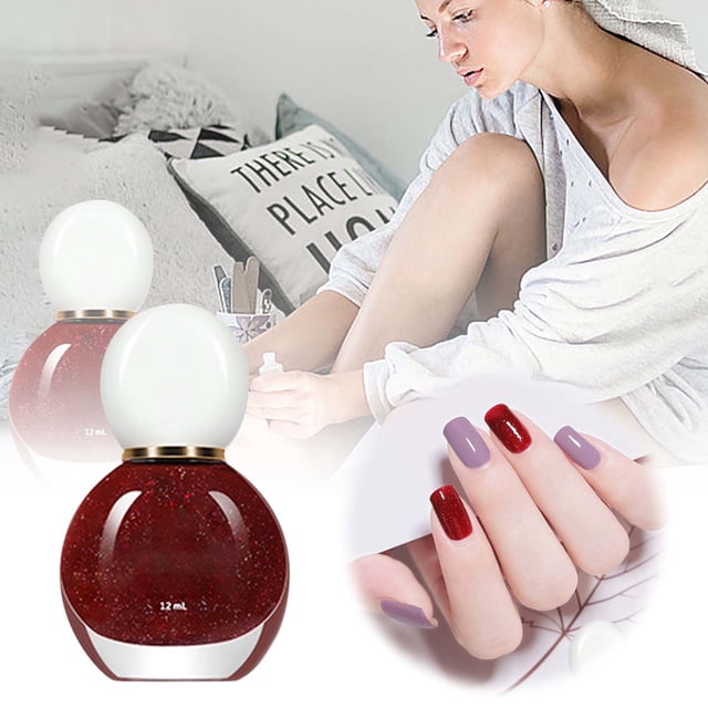 WIFKLSIIPG Vernis à Ongles Longue Durée Séchage Rapide et 12ML