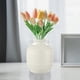 thumbnail image 5 of Jarrón de cerámica blanca para flores, centro de mesa de 23 cm, decoración de escritorio para el hogar, jarrón moderno de estilo bohemio para regalo de boda o inauguración de la casa., 5 of 6