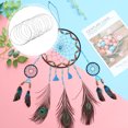 thumbnail image 2 of 10 Pcs Simple Dreamcatcher Round Metal Ring Plating Ring Hand-made Dress Accessory for Woman Girl (10cm), 2 of 7