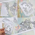 thumbnail image 3 of Troqueles de corte de encaje, juego de 3 troqueles de marco de metal para decoración de postales, troqueles de postales DIY para fabricación de tarjetas (tipo A) Sincero Electrónica, 3 of 5