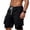 Black, variant on Fgvctg Cargo Shorts for Men Casual Stretch Waist Cargo Short Dressy Relaxed Fit Elastic Waist Summer Hiking Fishing Workout Pant Waistband Plus Size Drawstring Shorts with Pockets,Army Green,3XL