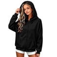 thumbnail image 5 of ITSAME Girls Full Zip Hoodie (5-16) Long Sleeve Solid Color Casual Comfort Hooded Sweatshirt with Pockets Size 7, 5 of 8