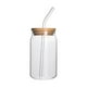 thumbnail image 4 of Vasos de burbujas,Taza con tapa y taza de café de vidrio con ,Taza de café de coque de vidrio con para el hogar,Vasos transparentes reutilizables para beber,Té de burbujas Taza, 4 of 8