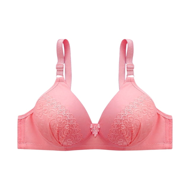 Bras for Women Womans Embroidered Glossy Comfortable Breathable Bra Underwear No Rims