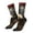 2 Black-2, variant on Flower Crown Dog Print Adult Socks for Men & Women,Calf Socks, Ankle Socks,Boots Socks,Breathable Casual Sock,Unisex Crew Socks