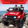 thumbnail image 5 of Juibresa 12 Volt Powered Ride-On Truck Car for Kids,Electric Vehicles with Remote Control, Spring Suspension,Led Lights, Music,3 Speeds,Ideal Gift for Child, 5 of 7