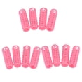 thumbnail image 2 of 12 Pcs Pink Plastic DIY Hair Styling Roller Curlers Clips, 2 of 10