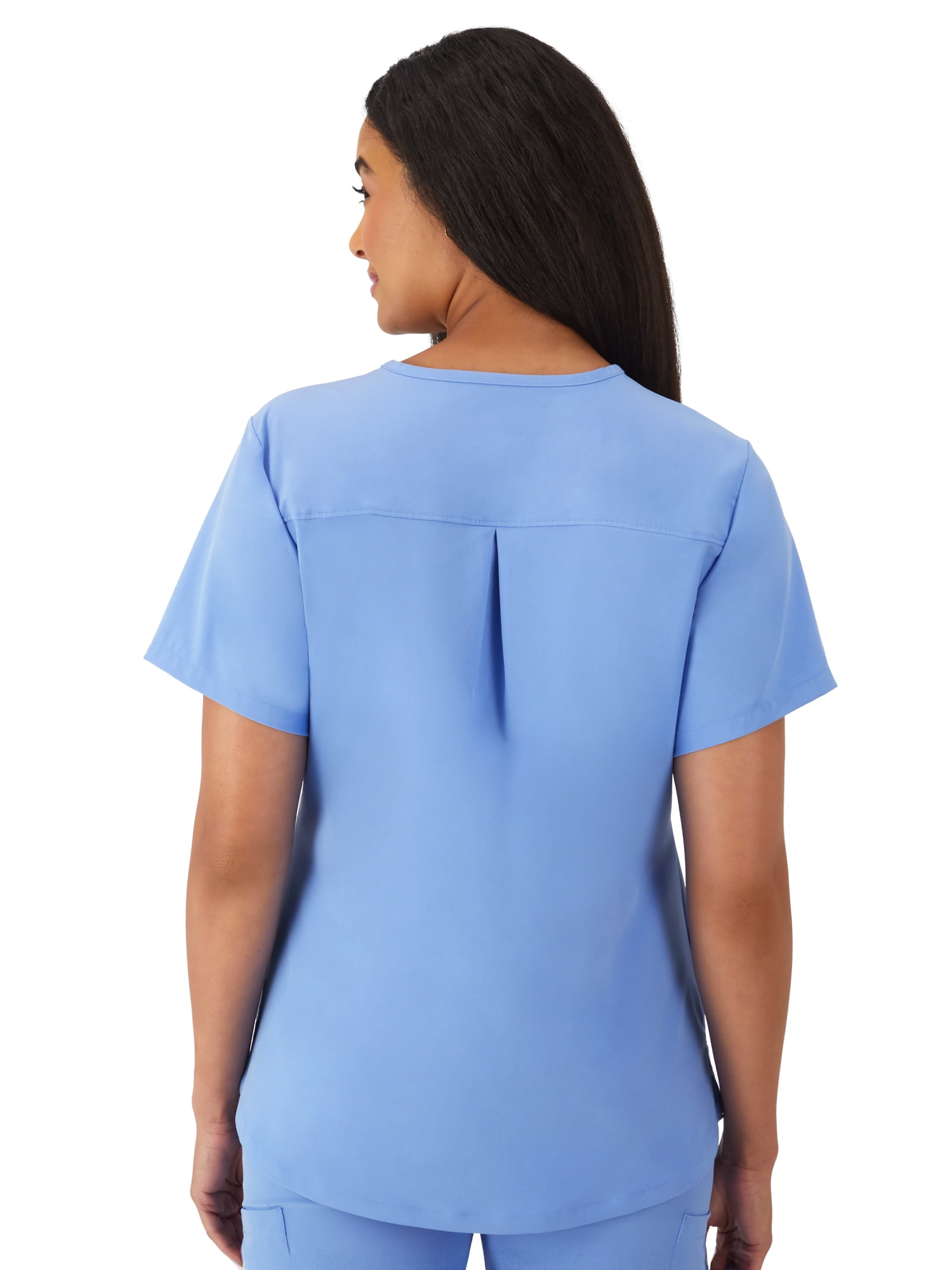 Hanes Womens Scrubs V-Neck Scrub Top, Comfort Fit, 2 Pockets, Sizes XS-3XL