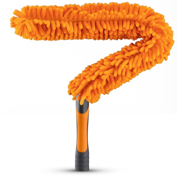 Flexible Ceiling Fan Cleaner Duster // Washable Fan Duster for High Ceiling // Fits All Extension Poles with Standard US Acme Thread // Bes