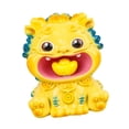 thumbnail image 1 of Estatua de Pixiu de Feng Shui, figura de animal, lingote, recuerdo decorativo, adorno de regalo Amarillo, 1 of 9