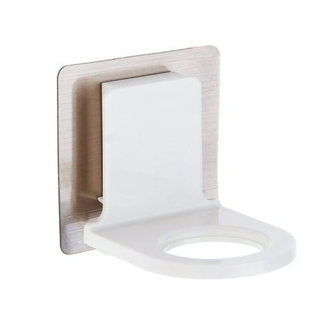 

Adhesive Wall Mount Shampoo Bottle Rack Sucker Holder Plastic Bathroom Punch-free Rack Hooks
