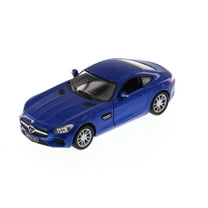 Mercedes-Benz AMG GT, Blue - Kinsmart 5388D - 1/36 Scale Diecast Model Toy Car (Brand New, but NOT IN BOX)