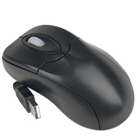 3-Button USB Optical Scroll Mouse (Black)