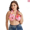 thumbnail image 2 of Towel Bra Bath Towel Hanging Neck Wrapped Bra Big Chest Hanging Neck Towel Bra, 2 of 4