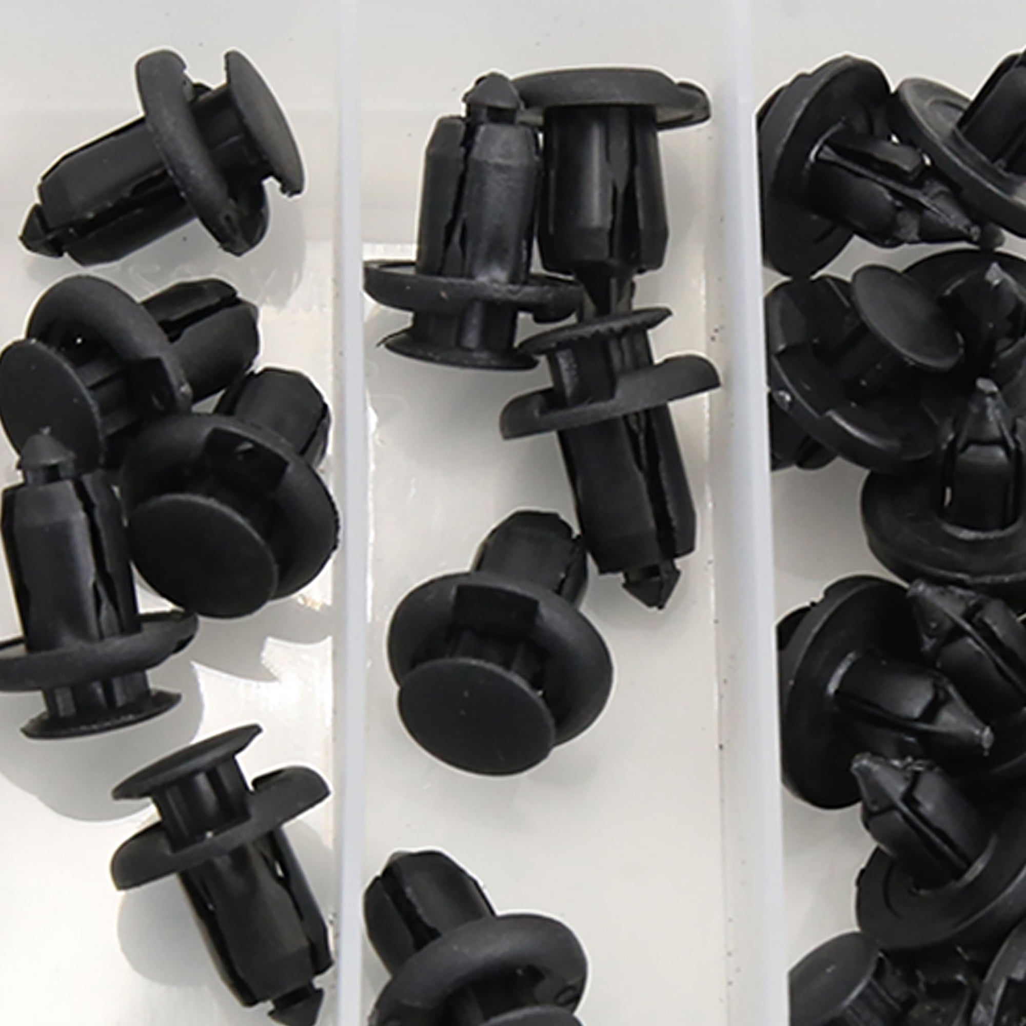 Unique Bargains 50pcs 3 Type Bumper Retainer Clips w Fastener Remover for Subaru