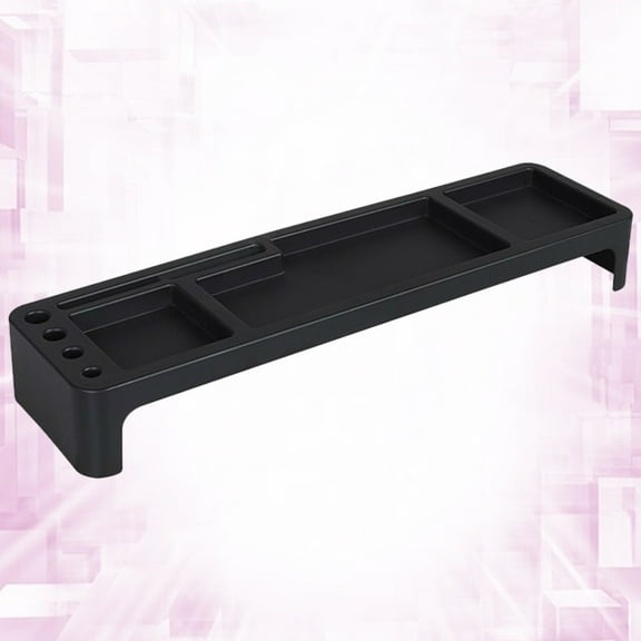 Raindrops Keyboard Shelf Multifunctional Rack For Desktop Organizing Black Computer Keyboard Stand