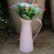 thumbnail image 4 of Injueey Florero de Metal de granja, jarra elegante Vintage para flores, floreros de Metal galvanizado, floreros para flores Decoración del hogar mi, 4 of 6