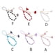 thumbnail image 3 of Seitruly Correas para teléfono móvil, cordón de flores de cristal, correa de llavero con cuentas a la moda, de cuerda colgante, adornos para Electrónica Rojo, 3 of 6
