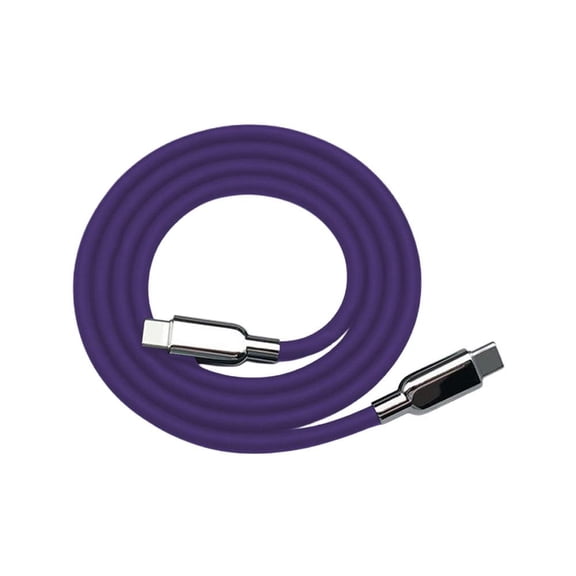 240W Fast Charging Liquid Silicone Cable Type C to L 2M for Apple and Android Devices