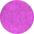thumbnail image 1 of Ahgly Company Indoor Round Oriental Pink Industrial Area Rugs, 3' Round, 1 of 4