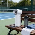thumbnail image 4 of Portable Handheld Fan, Powerful Mini Cooling Device With Visual Water Tank, for Travel and Home Use, White, 4 of 9
