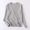 thumbnail image 6 of Girls Cardigan Sweater 2026 Fall Winter Kids School Uniforms Cotton Button Down Toddler Sweaters Tops Warm Jacket Fashion Outfits, 6 of 7