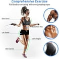 thumbnail image 4 of Blukar Springseil, Speed Rope Verstellbar Mit Hautfreundlichen Schaum Griffe, Lnge Einstellbar, Rutschfest Und Ideal Fr Fitness Ausdauer Seilsprin, 4 of 5