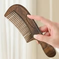 thumbnail image 4 of 2025 Dandruff Comb Self Cleaning Scalp Care Massage Energy Comb Wide Hollow Tooth Button Comb For Scalp Exfoliation With Gua Sha Handle, 4 of 9