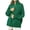 Dark Green, variant on Women Long Sleeve Zip Pullover Oversized Slouchy Ribbed Knit Sweatshirt Tunic Sweater with Slit
