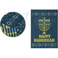 thumbnail image 2 of Happy Hanukkah House Flags 28 x 40 Double Sided Menorah David Star Festival of Lights Yard Garden Flag Winter Holiday Traditional Outdoor Banner Home Decorations, 2 of 6