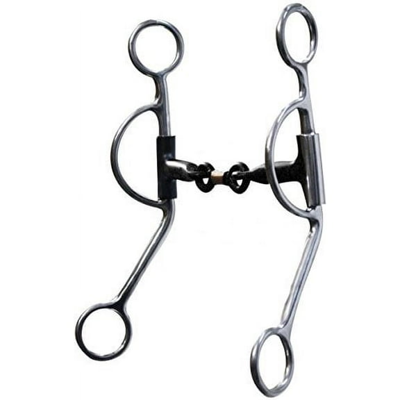 Showman Stainless Steel Sweet Iron Training Snaffle Bit