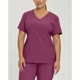 thumbnail image 4 of fit by white cross women's v-neck racer back detail top- navy- x-large, 4 of 10