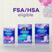 Always Thin No Feel Protection Daily Liners, Regular, Unscented, 120 Count