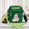 thumbnail image 4 of rollback 1pc Shoulder Messenger Phone Bag Summer Crossbody Bag Bag Shoulder Bag Wallet Mobile Phone Crossbody Bag Summer Handbag Canvas Mini Student Handbag.Doll Bag, 4 of 4