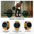 thumbnail image 7 of Garmin fenix® 8– 51 mm, AMOLED, Sapphire, Premium Multisport GPS Smartwatch, Long-Lasting Battery Life, Dive-Rated, Built-in LED Flashlight, Titanium with Spark Orange/Graphite Band, 7 of 7
