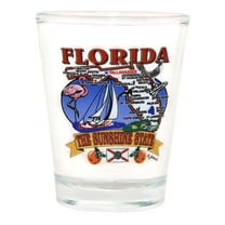 Florida ST Elemnts Map Shot Glass