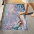 thumbnail image 3 of Rectangle Bath Rugs Plush Bathroom Carpet Mat Non Slip Bathroom Mats Santa Claus in Sleigh, 3 of 5