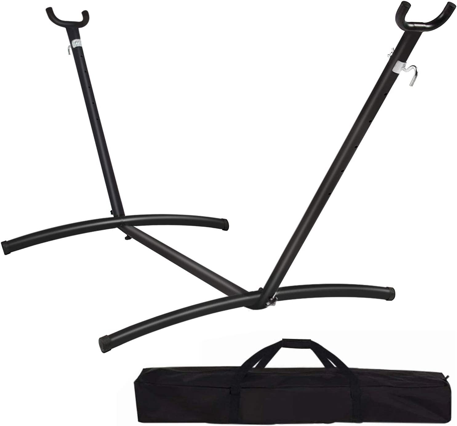 Vivere UHS10-CHA 10ft Universal Hammock Stand in Charcoal Vivere Hammock With Stand Vivere UHS10-CHA Universal Hammock