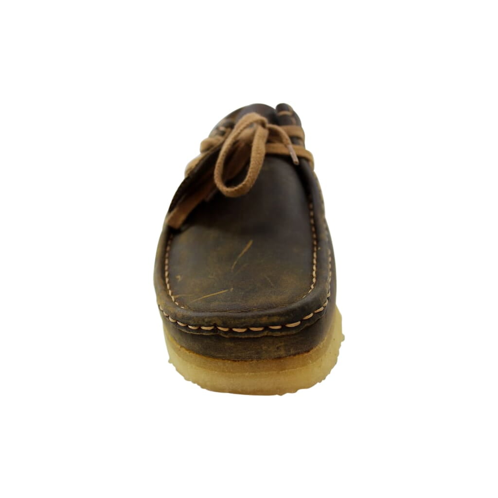 clarks wallabees beeswax mens