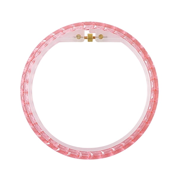 Aro de bordado decorativo ligero para regalo, anillo de punto de cruz, tornillo redondo de cobre 16 cm