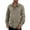 Khaki, variant on heyac Men's Fishing Shirts Long Sleeve Sun Protection UPF50 Quick Dry Button Down Shirts with Zipper Pockets