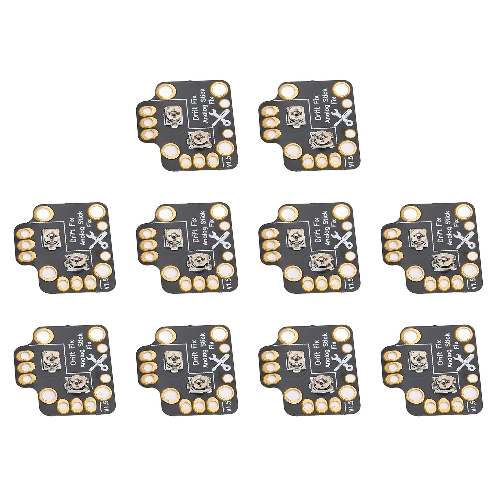 Gamepad Joystick Drift Fix Mod, Easy To Install Replacement 10pcs Gamepad Joystick Drift Repair