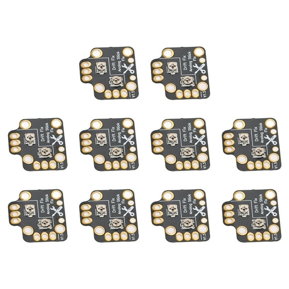 Gamepad Joystick Drift Fix Mod, Repair Parts 10pcs Black PCB Easy To Install Replacement Game Controller Calibration Plate For Game Controllers