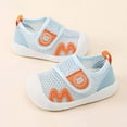 thumbnail image 4 of LYHaoo Toddler Boys' Shoes Summer Mesh Shoes Infant Shoes Soft Bottom Mesh Breathable Sandals For Boys 1 4 Years Sizes 14 Blue(Little Kid), 4 of 4
