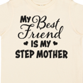 thumbnail image 4 of Inktastic My Best Friend is My Step Mother with Hearts Boys or Girls Toddler T-Shirt, 4 of 5