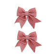 thumbnail image 4 of Lipstore 2 Pieces Christmas Tree Bow Xmas Tree Decor for Backyard Indoor Outdoor Tree Pink, 4 of 8