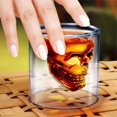thumbnail image 3 of Crystal Skull Shot Glasses Beer Cup, Creative Double Layer Skull Shot Glass for Whiskey Tequila Vodka, Perfect for Halloween, 3 of 5