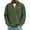 Army Green, variant on Mens Quarter Zip Sweater Trendy Fall Winter Thick Mock Neck Pullover Ribbed Knit Casual Big and Tall Regular Fit Lightweight Polo Sweaters White XXXL